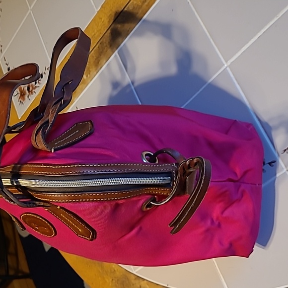 Dooney & Bourke HOT PINK Canvas Bag.  Pre-loved - Picture 8 of 17